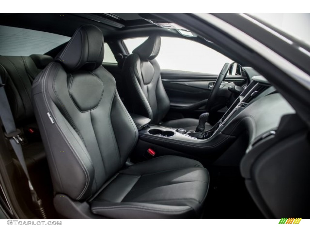 2017 Infiniti Q60 3.0t Premium Coupe Front Seat Photo #124648708