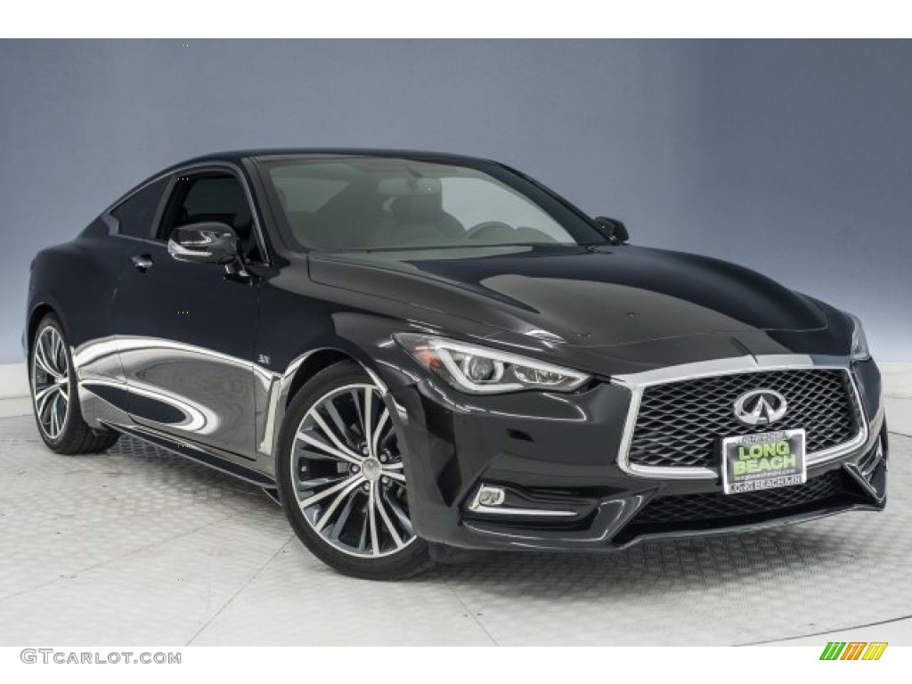 Midnight Black 2017 Infiniti Q60 3.0t Premium Coupe Exterior Photo #124648801