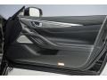 Graphite 2017 Infiniti Q60 3.0t Premium Coupe Door Panel