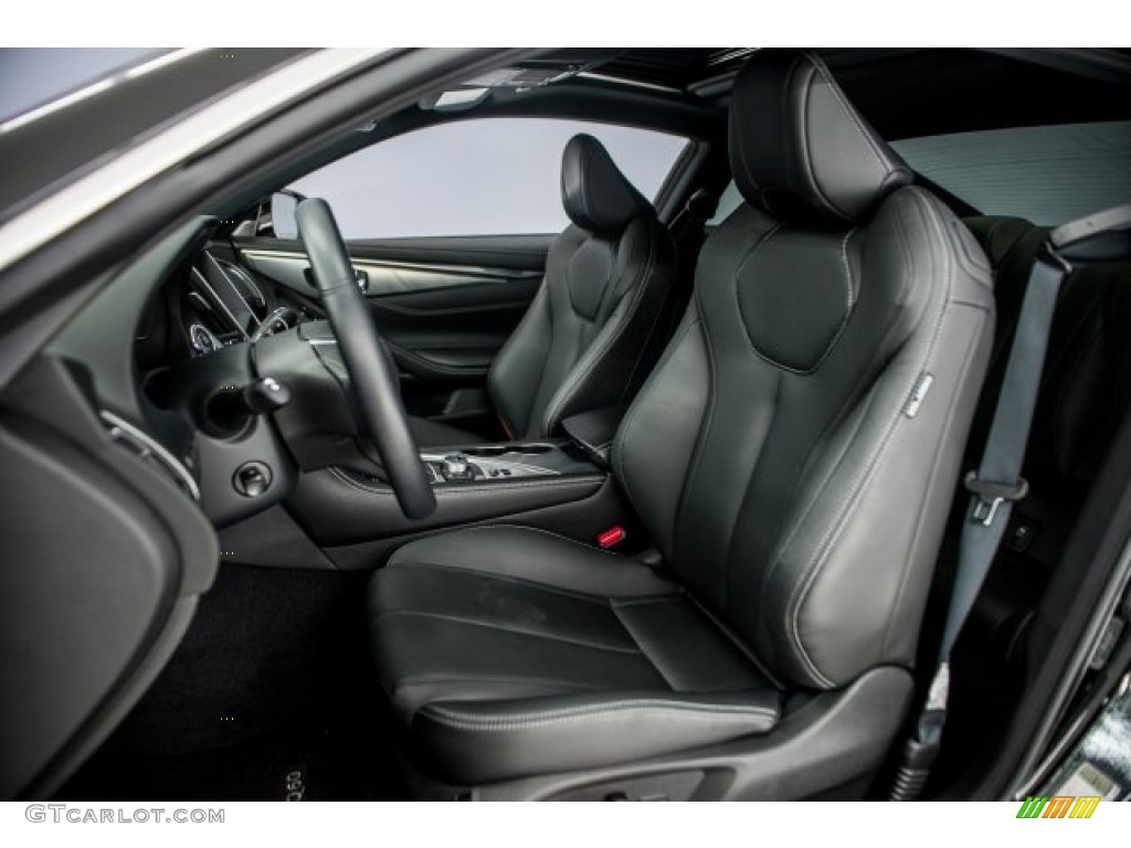 2017 Infiniti Q60 3.0t Premium Coupe Front Seat Photos