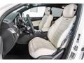 2018 Mercedes-Benz GLE designo Porcelain/Black Interior Front Seat Photo
