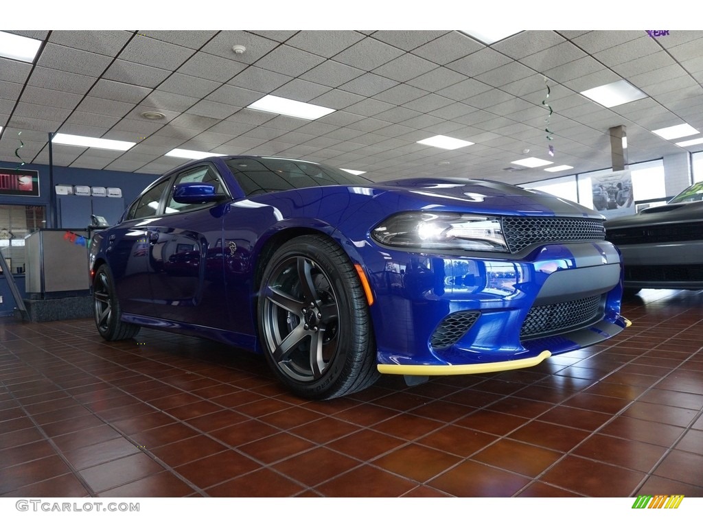 2018 Charger SRT Hellcat - IndiGo Blue / Black photo #1