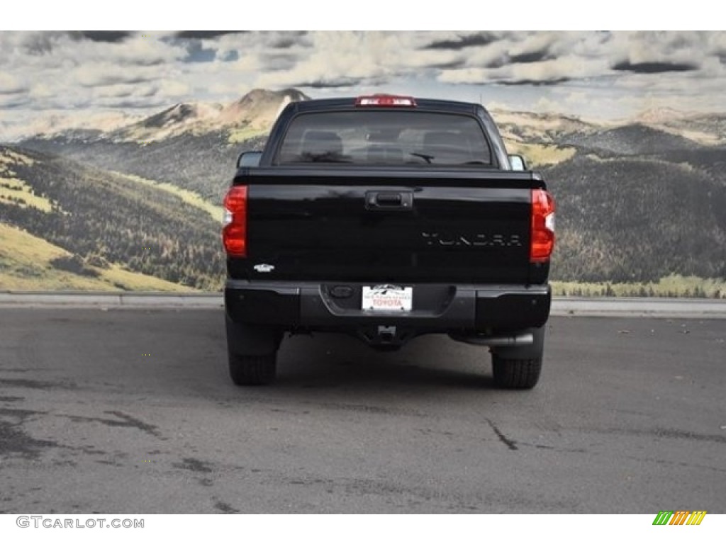 2018 Tundra Limited CrewMax 4x4 - Midnight Black Metallic / Black photo #4