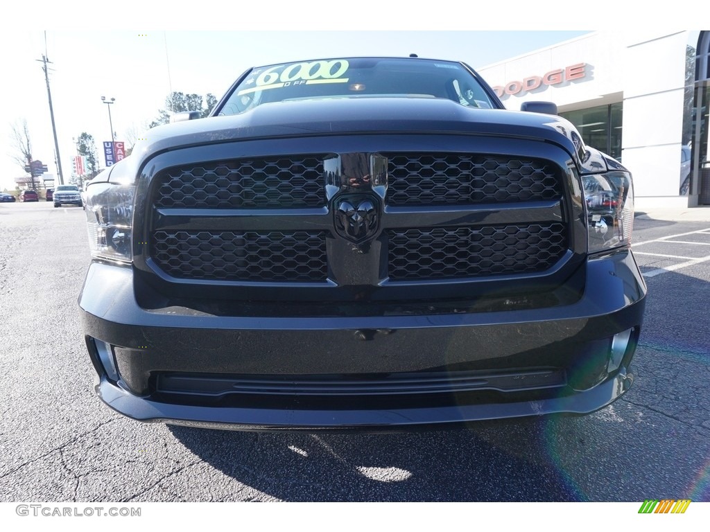 2018 1500 Express Regular Cab - Brilliant Black Crystal Pearl / Black/Diesel Gray photo #2