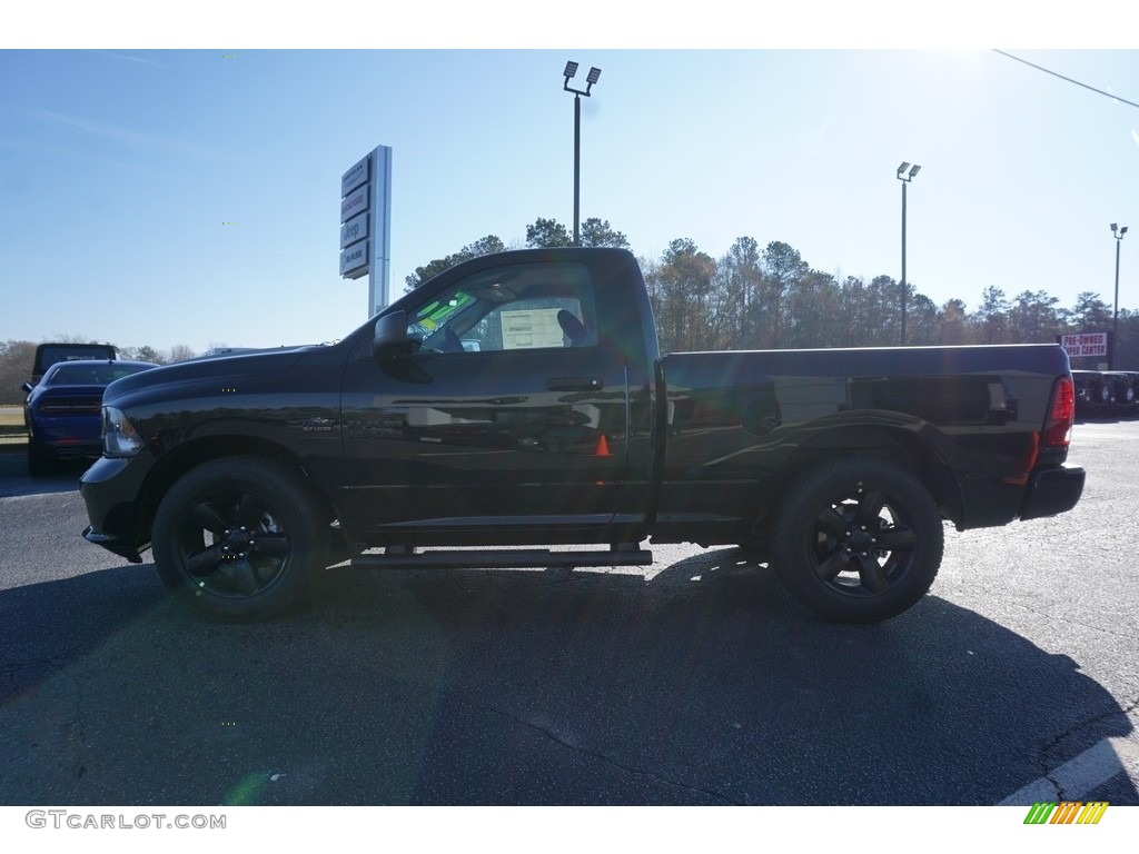 2018 1500 Express Regular Cab - Brilliant Black Crystal Pearl / Black/Diesel Gray photo #4