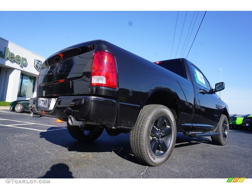 2018 1500 Express Regular Cab - Brilliant Black Crystal Pearl / Black/Diesel Gray photo #7