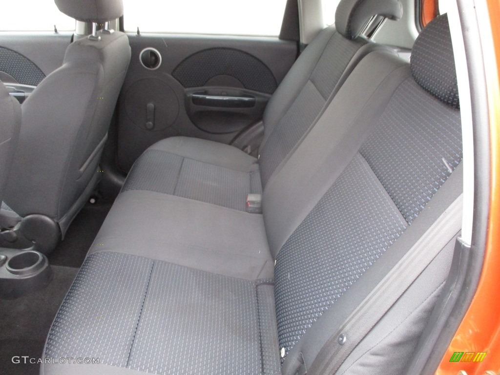 2007 Aveo 5 LS Hatchback - Spicy Orange / Charcoal Black photo #12