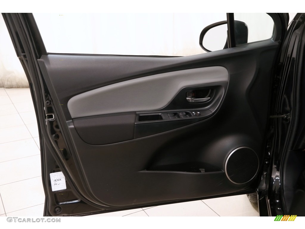 2016 Toyota Yaris 5-Door LE Black Door Panel Photo #124650706