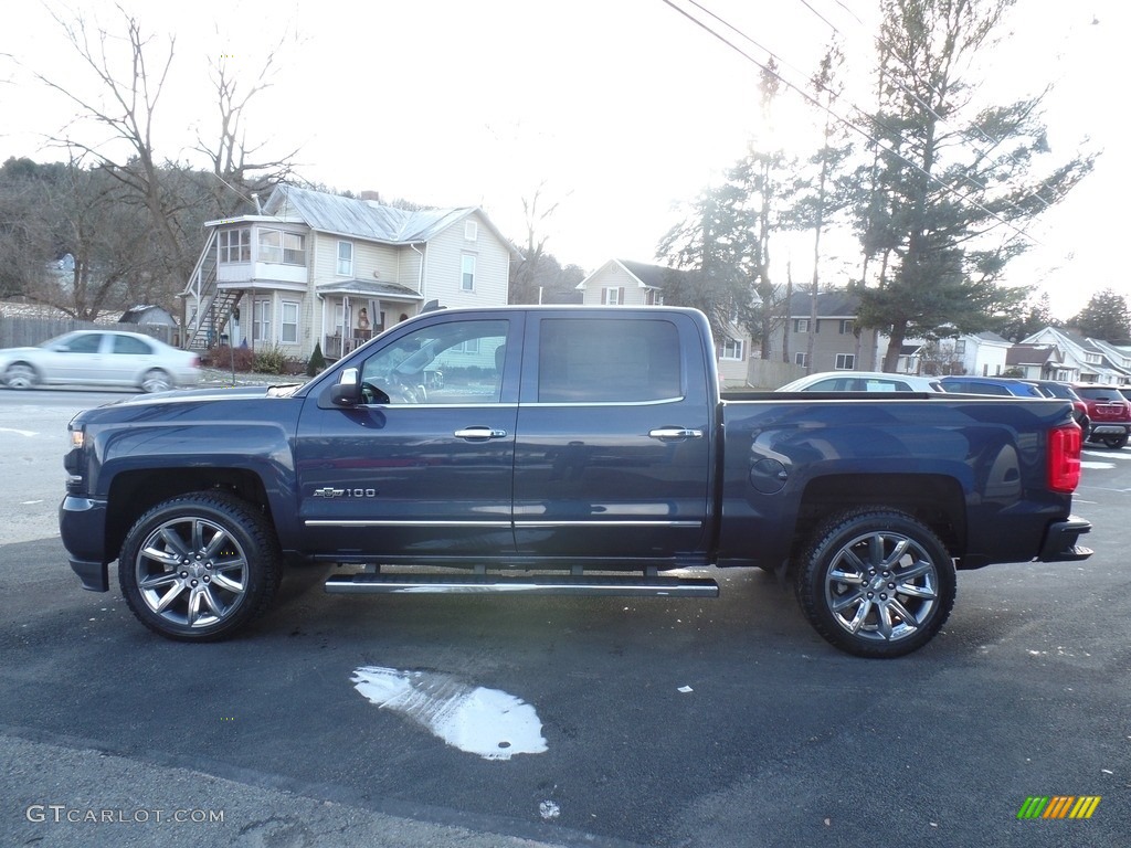 2018 Silverado 1500 LTZ Crew Cab 4x4 - Centennial Blue Metallic / Jet Black photo #8