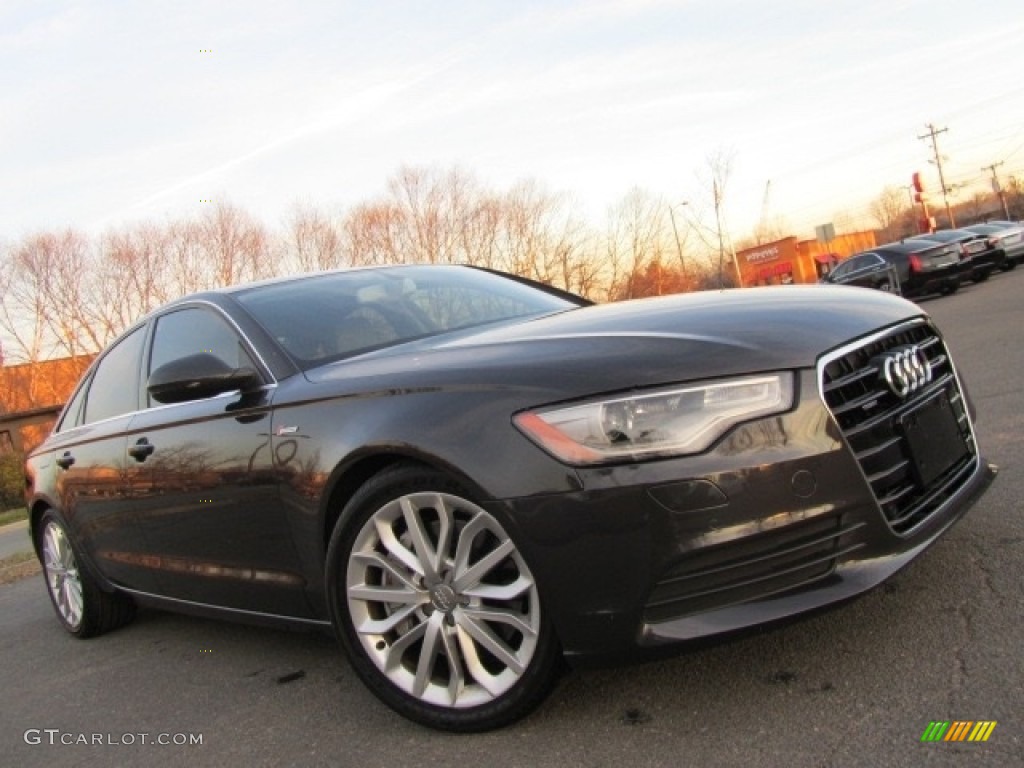 2013 A6 3.0T quattro Sedan - Oolong Gray Metallic / Titanium Gray photo #2