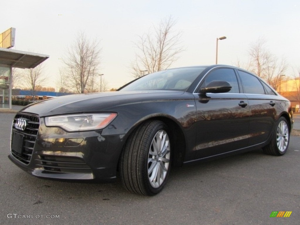 2013 A6 3.0T quattro Sedan - Oolong Gray Metallic / Titanium Gray photo #6