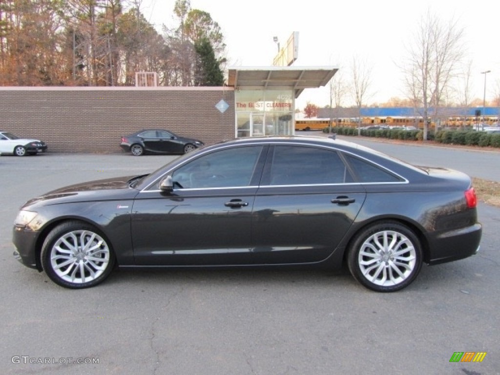 2013 A6 3.0T quattro Sedan - Oolong Gray Metallic / Titanium Gray photo #7