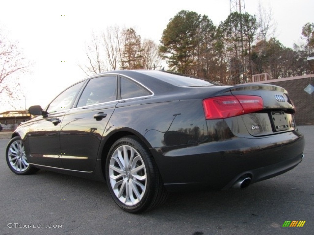 2013 A6 3.0T quattro Sedan - Oolong Gray Metallic / Titanium Gray photo #8