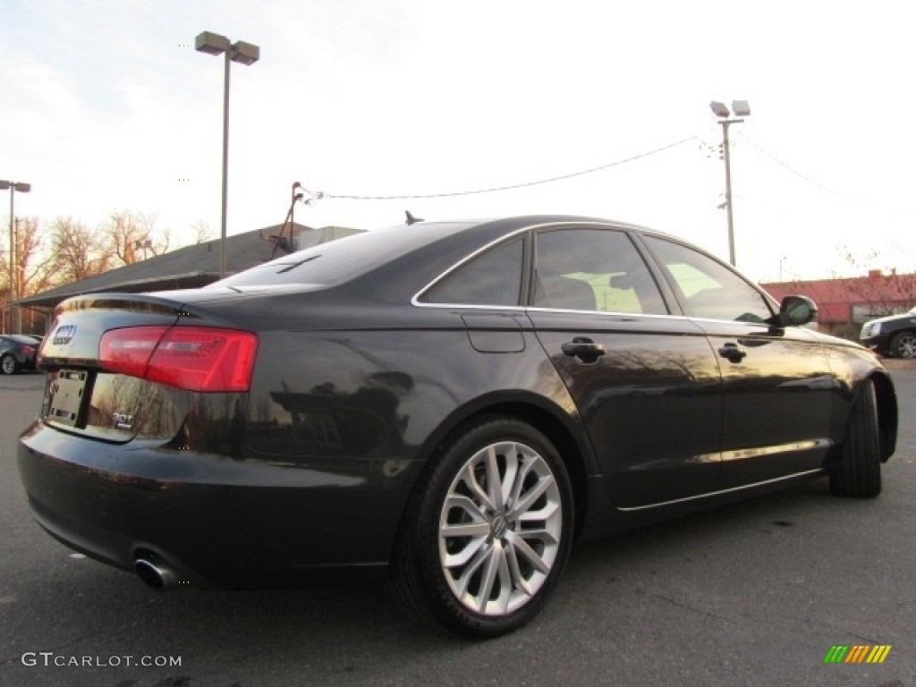 2013 A6 3.0T quattro Sedan - Oolong Gray Metallic / Titanium Gray photo #10