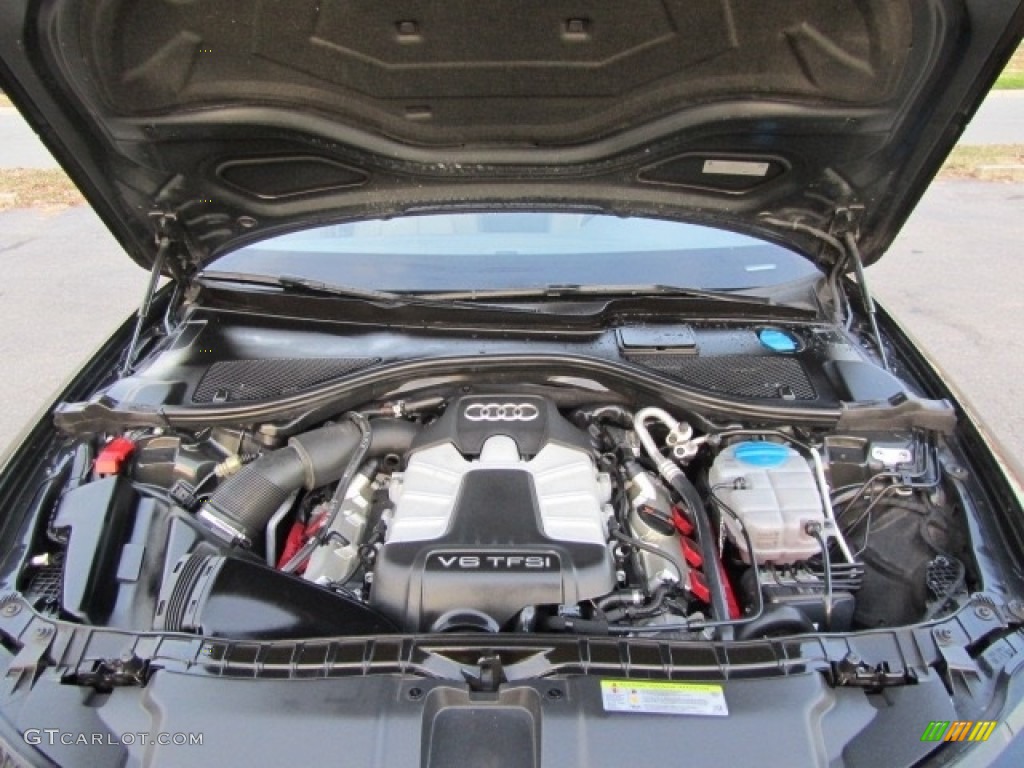 2013 A6 3.0T quattro Sedan - Oolong Gray Metallic / Titanium Gray photo #25