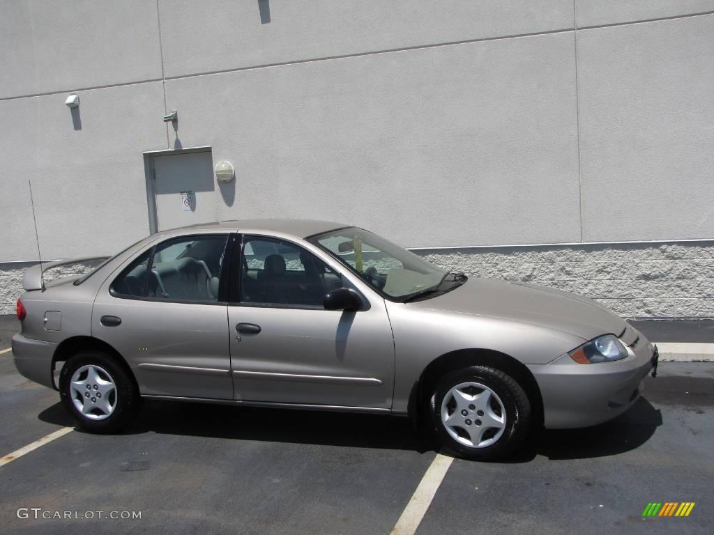 2004 Cavalier Sedan - Sandrift Metallic / Neutral photo #1