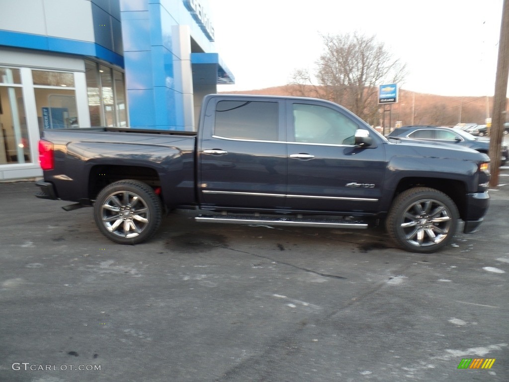 2018 Silverado 1500 LTZ Crew Cab 4x4 - Centennial Blue Metallic / Jet Black photo #4