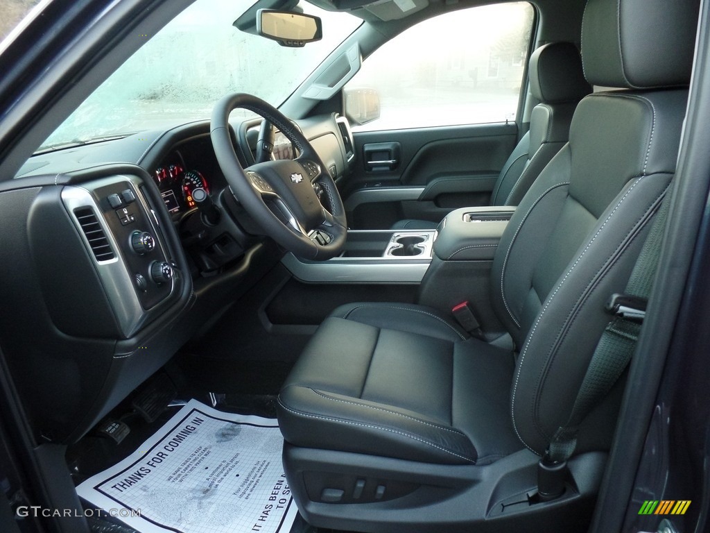 Jet Black Interior 2018 Chevrolet Silverado 1500 LTZ Crew Cab 4x4 Photo #124652932