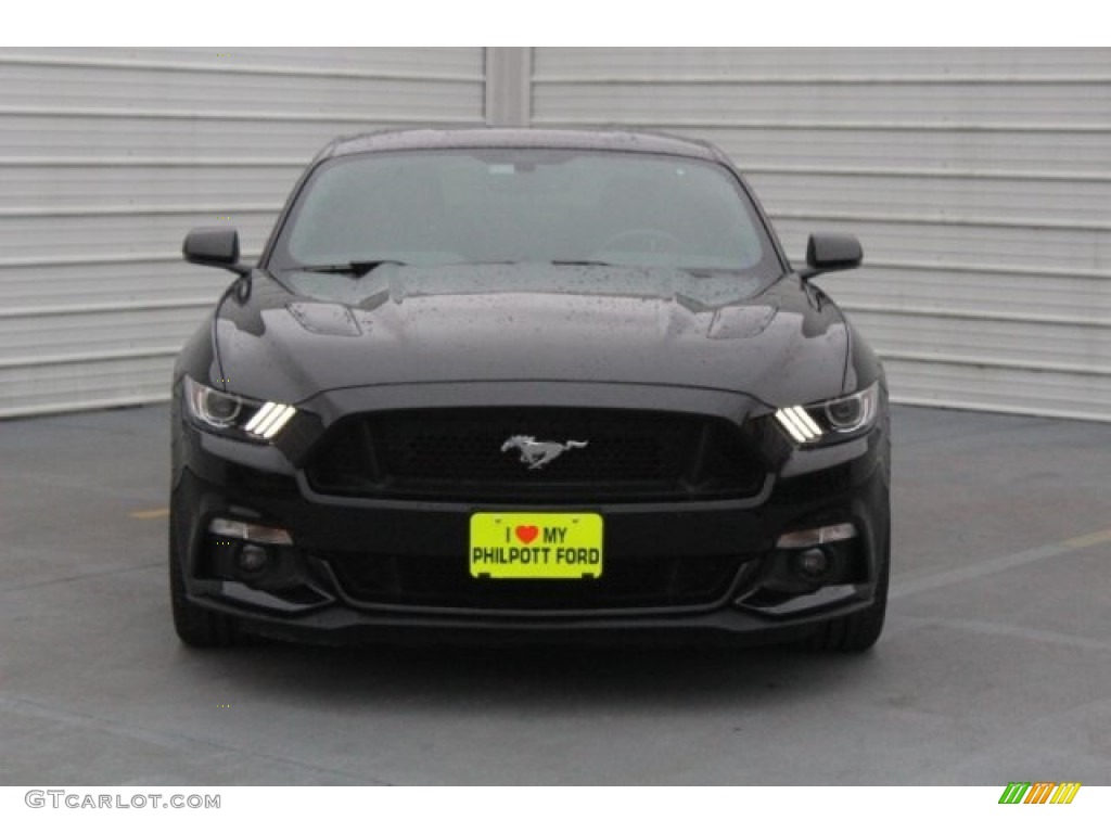 2016 Mustang GT Premium Coupe - Shadow Black / California Special Ebony Black/Miko Suede photo #2