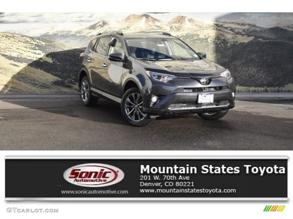 2018 RAV4 Limited AWD - Magnetic Gray Metallic / Black photo #1