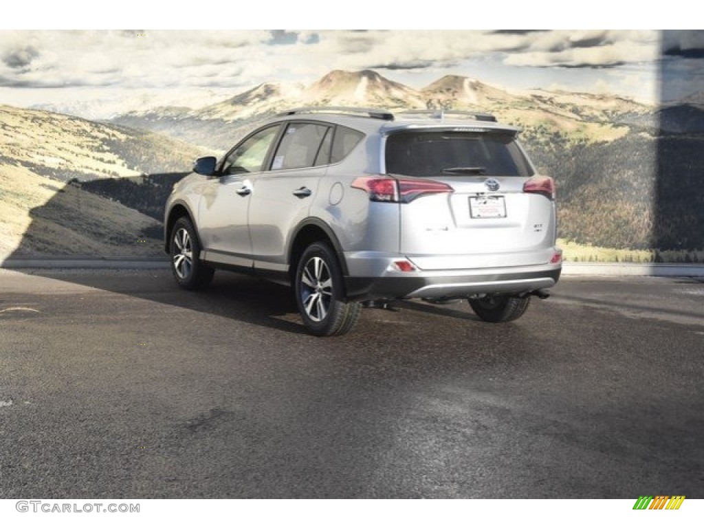 2018 RAV4 XLE AWD - Silver Sky Metallic / Black photo #3