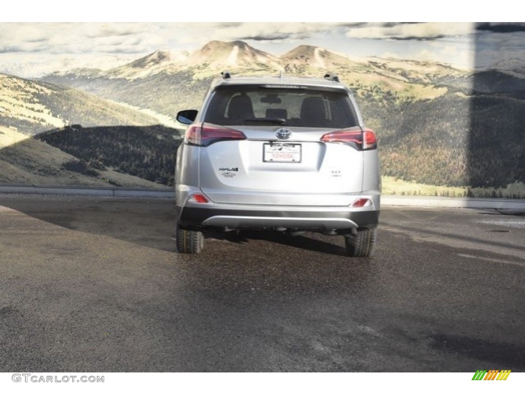 2018 RAV4 XLE AWD - Silver Sky Metallic / Black photo #4