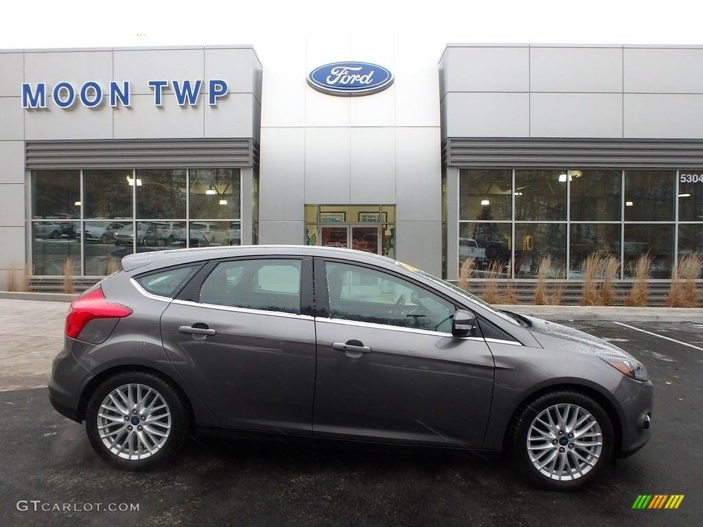 2014 Focus Titanium Hatchback - Sterling Gray / Charcoal Black photo #1