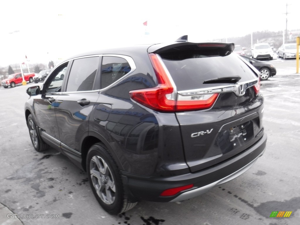 2017 CR-V EX-L AWD - Modern Steel Metallic / Gray photo #8