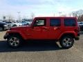 Firecracker Red - Wrangler Unlimited Sahara 4x4 Photo No. 3