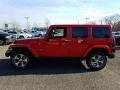 2018 Firecracker Red Jeep Wrangler Unlimited Sahara 4x4  photo #3