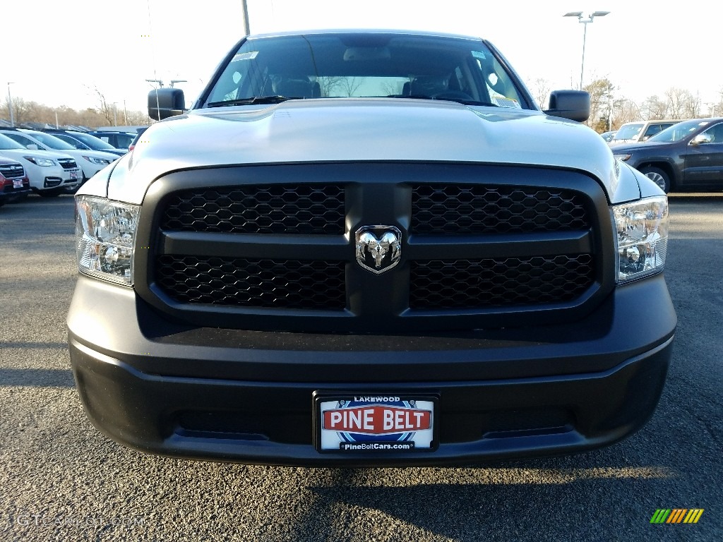 2018 1500 Tradesman Crew Cab 4x4 - Bright Silver Metallic / Black/Diesel Gray photo #2