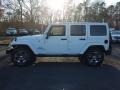 2018 Bright White Jeep Wrangler Unlimited Sahara 4x4  photo #3