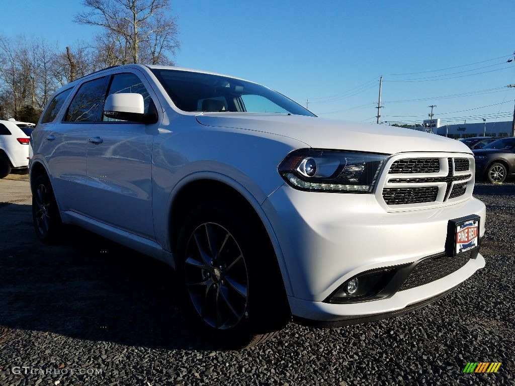 2018 Durango GT AWD - Vice White Tri-Coat Pearl / Light Frost Beige/Black photo #1