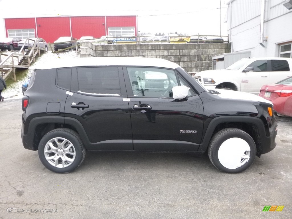 2017 Renegade Latitude 4x4 - Black / Bark Brown/Ski Grey photo #7