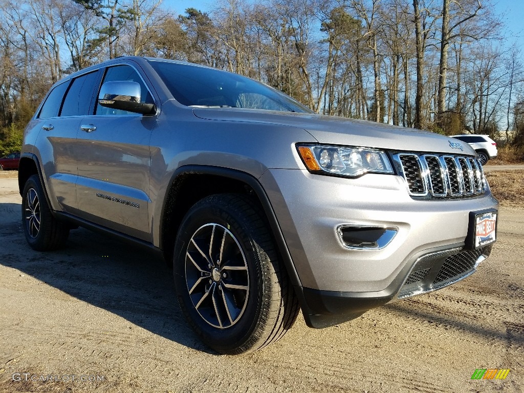 2018 Grand Cherokee Limited 4x4 - Billet Silver Metallic / Black photo #1