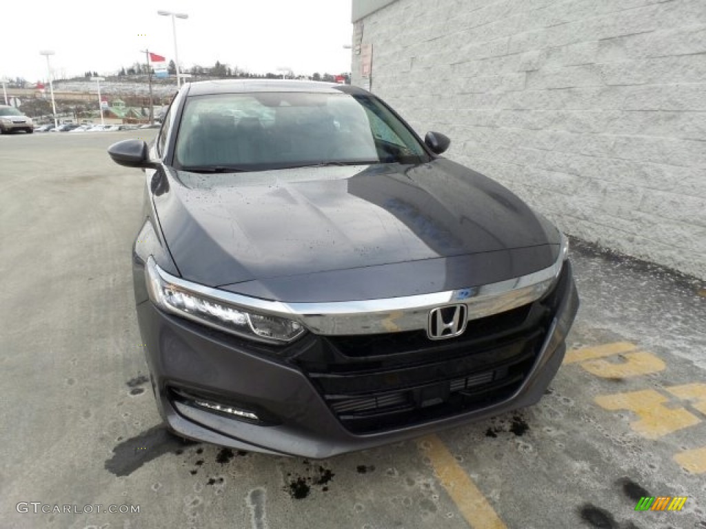 2018 Accord EX-L Sedan - Modern Steel Metallic / Gray photo #3