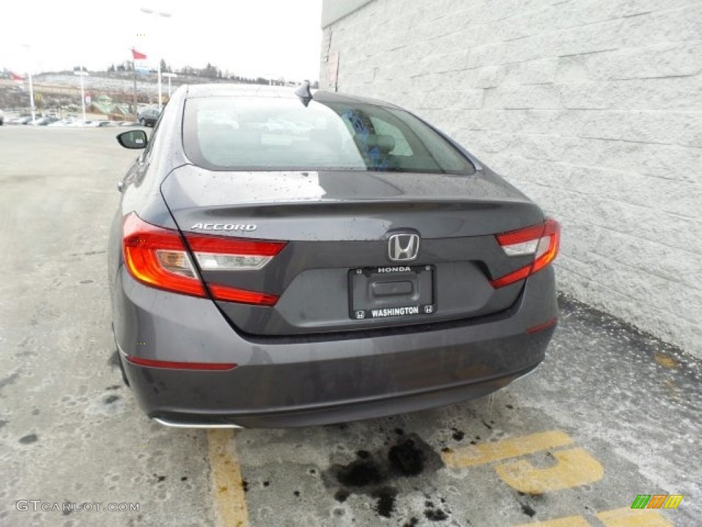2018 Accord EX-L Sedan - Modern Steel Metallic / Gray photo #7