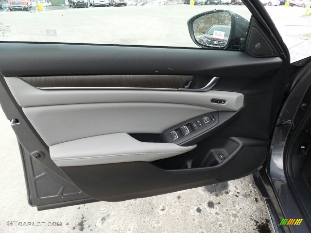 2018 Accord EX-L Sedan - Modern Steel Metallic / Gray photo #12