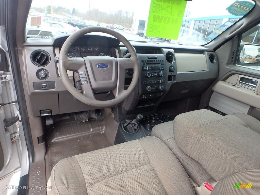 2010 F150 STX SuperCab 4x4 - Ingot Silver Metallic / Medium Stone photo #20