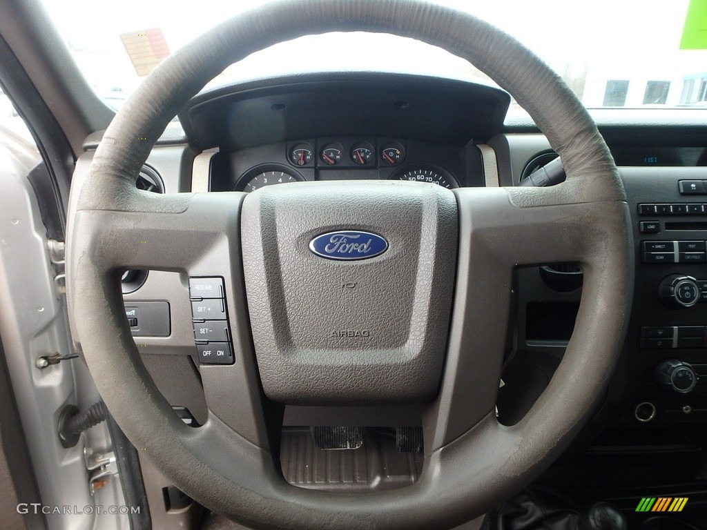 2010 F150 STX SuperCab 4x4 - Ingot Silver Metallic / Medium Stone photo #26