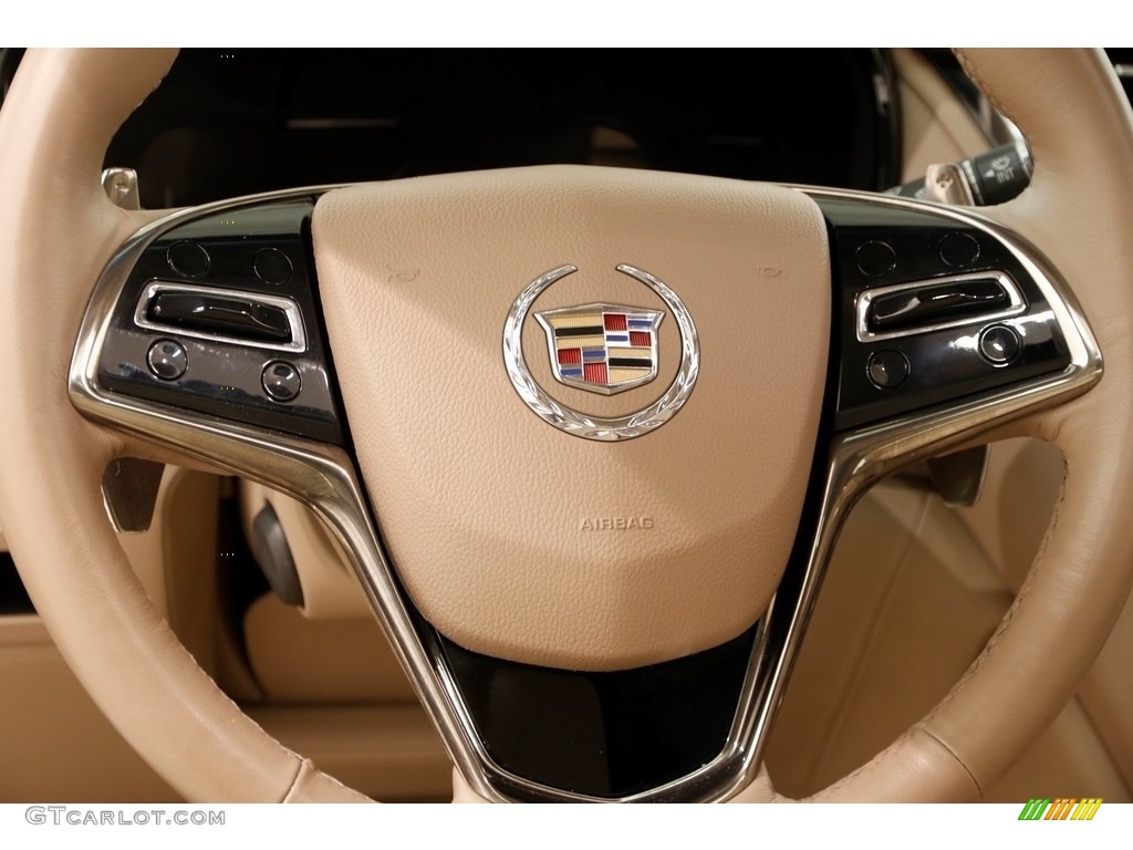 2014 CTS Luxury Sedan AWD - Silver Coast Metallic / Light Cashmere/Medium Cashmere photo #8