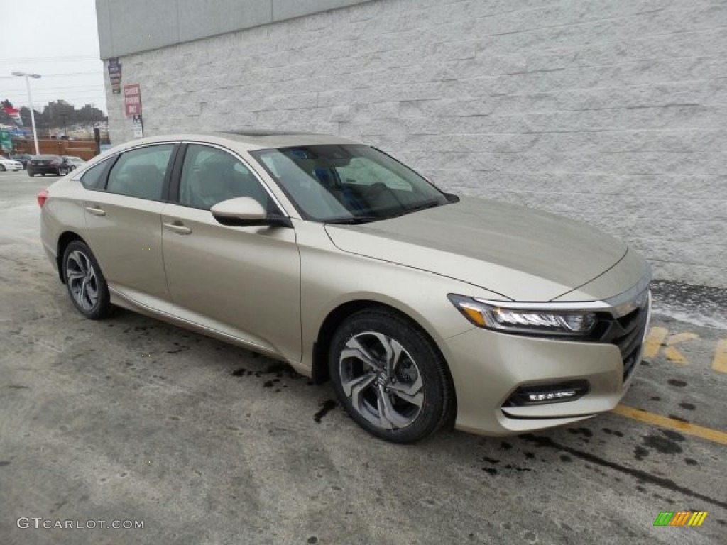 2018 Accord EX-L Sedan - Champagne Frost Pearl / Ivory photo #1