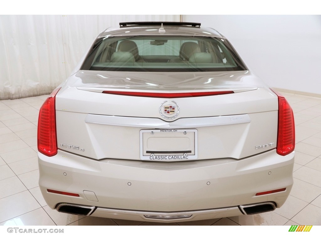 2014 CTS Luxury Sedan AWD - Silver Coast Metallic / Light Cashmere/Medium Cashmere photo #23