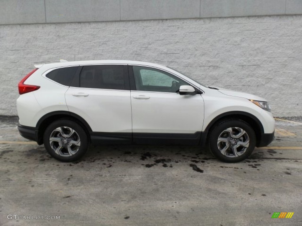 2018 CR-V EX AWD - White Diamond Pearl / Ivory photo #2