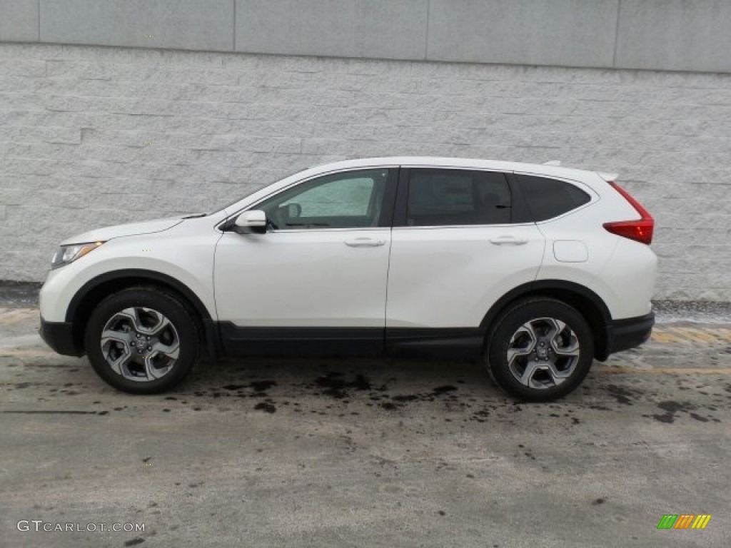 2018 CR-V EX AWD - White Diamond Pearl / Ivory photo #6
