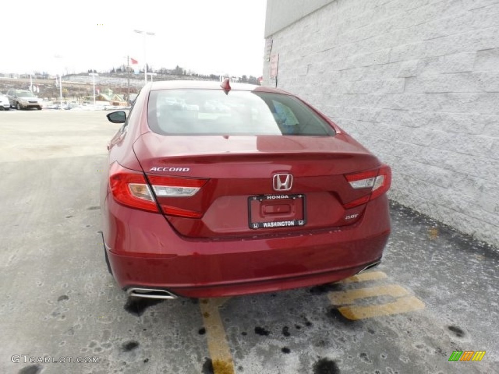 2018 Accord EX-L Sedan - Radiant Red Metallic / Ivory photo #6