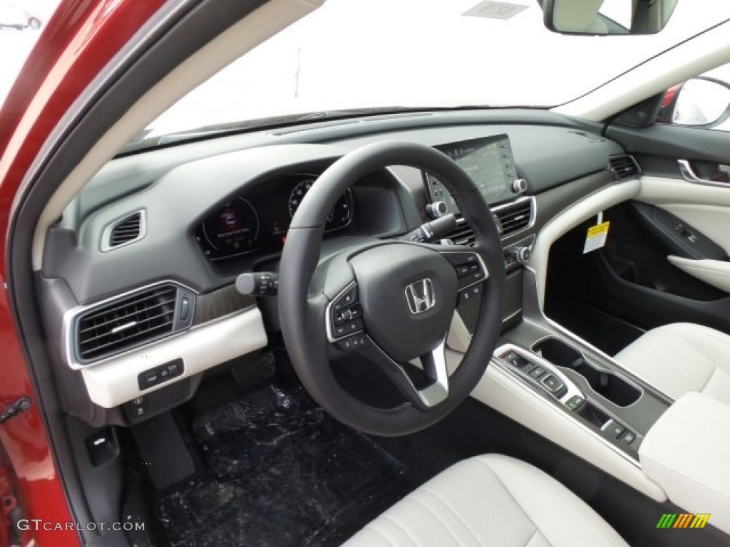 2018 Accord EX-L Sedan - Radiant Red Metallic / Ivory photo #7