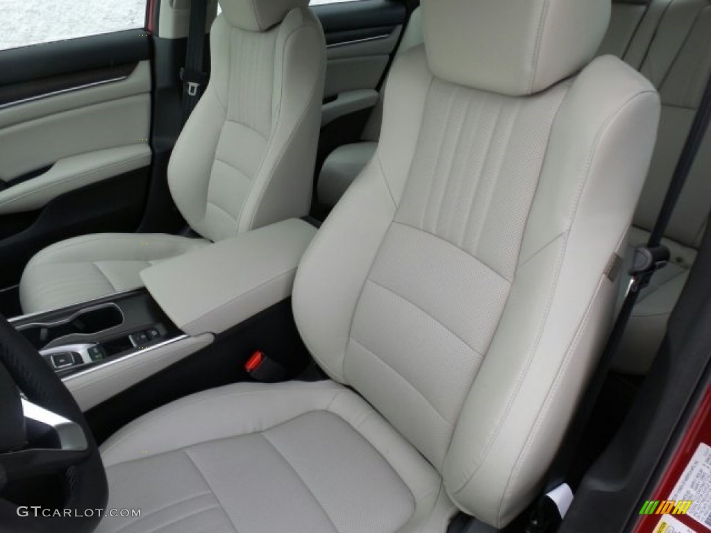 2018 Accord EX-L Sedan - Radiant Red Metallic / Ivory photo #8