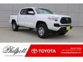 Super White 2018 Toyota Tacoma SR Double Cab