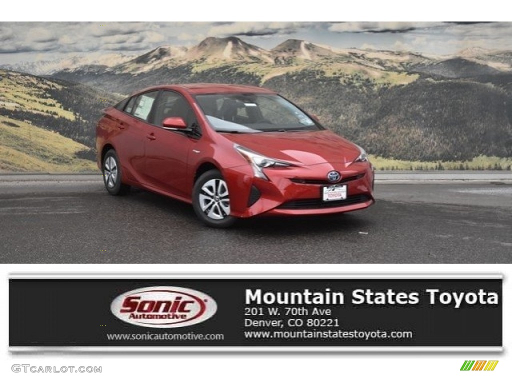 Hypersonic Red Toyota Prius